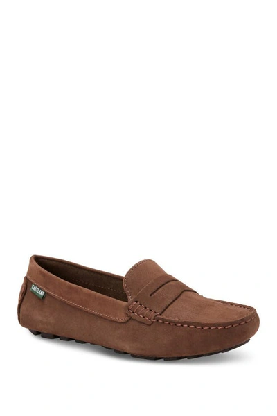 Eastland Patricia Leather Moc Loafer In Brown Nubu