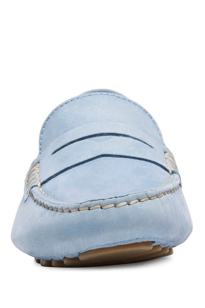 Eastland Patricia Leather Moc Loafer In Light Blue