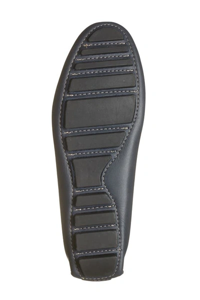 Eastland Patricia Leather Moc Loafer In Navy