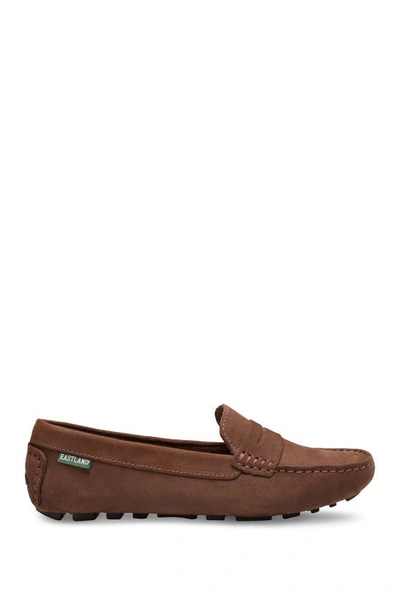 Eastland Patricia Leather Moc Loafer In Brown Nubu