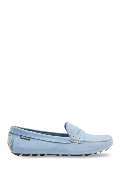 Eastland Patricia Leather Moc Loafer In Light Blue
