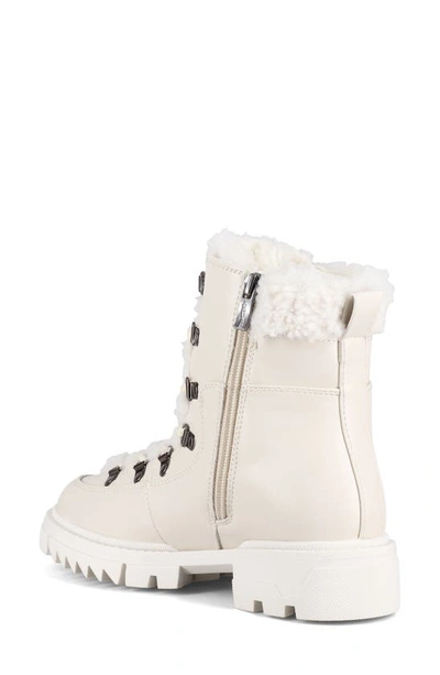 Aquatherm By Santana Canada Nessa Faux Fur Lug Sole Boot In White