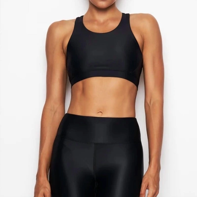 Shop Heroine Sport Go-to Black Body Bra In Black