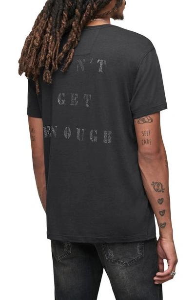 John Varvatos Men's Bad Company Logo T-shirt In Black
