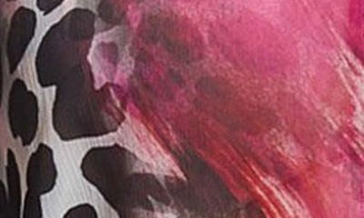 Guess Raven Chiffon Button-up Blouse In Wildcard Print