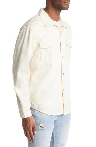 Shop Frame Denim Button-up Shirt In Au Natural