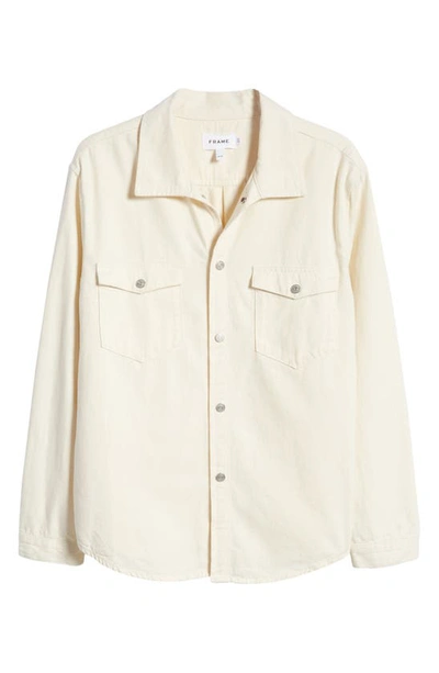 Shop Frame Denim Button-up Shirt In Au Natural