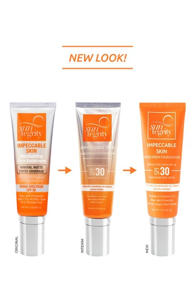 Shop Suntegrity Impeccable Skin Moisturizing Face Sunscreen In Nude