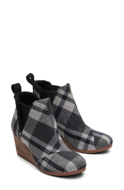 Shop Toms Kelsey Wedge Bootie In Black