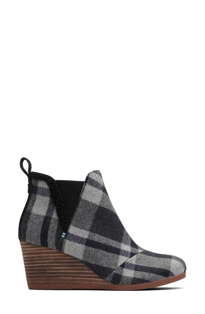 Shop Toms Kelsey Wedge Bootie In Black