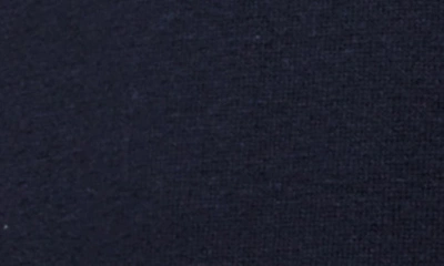 Shop Allsaints Kilburn Half Zip Wool Blend Pullover In Deep Blue