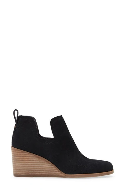 Shop Toms Kallie Wedge Bootie In Black