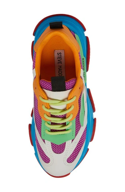 Steve Madden Possession Sneaker In Blue Multi