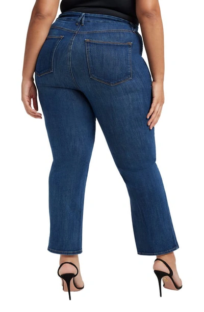 Shop Good American Good Legs Straight Leg Jeans In Bb04