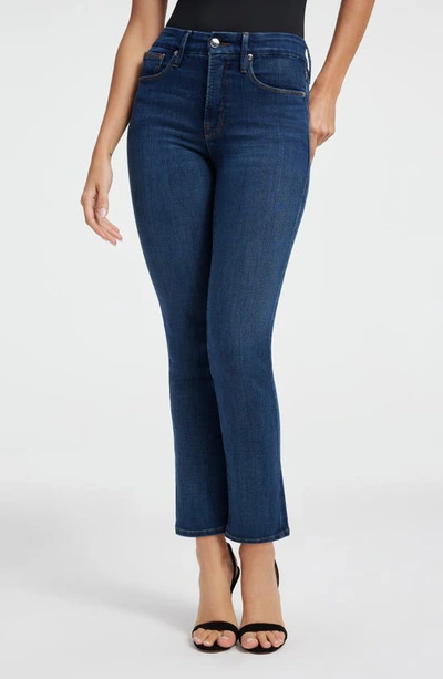 Shop Good American Good Legs Straight Leg Jeans In Bb04