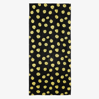 Shop Molo Boys Black Cotton Towel (150cm)