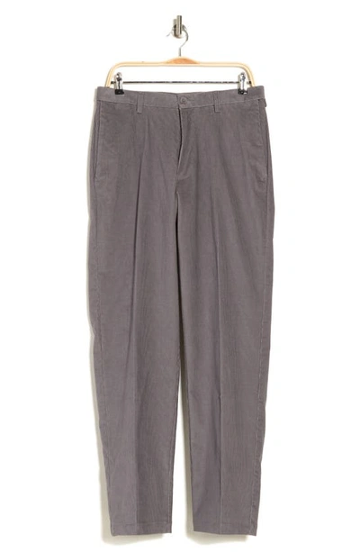 Shop Haggar Classic Fit Stretch Corduroy Pants In Charcoal