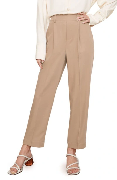 Shop Vince Tapered Pull-on Pants In Sandshell