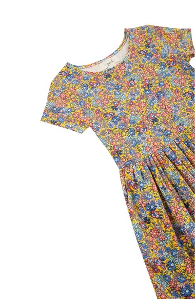 Shop Peek Aren't You Curious Kids' Floral Garden Print Knit Dress In Floral Print
