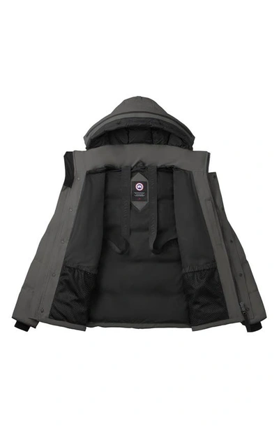 Shop Canada Goose Wydham Water Repellent 625 Fill Power Down Parka In Graphite