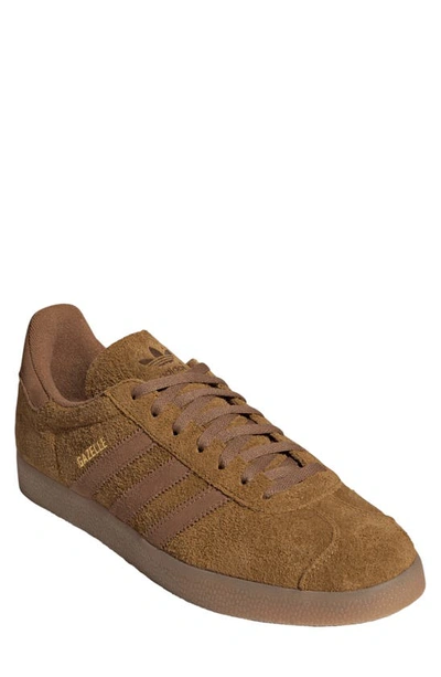 Shop Adidas Originals Gazelle Sneaker In Bronze Strata/ Pantone/ Gum