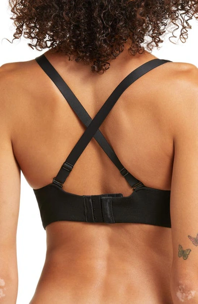 Meundies Feelfree Longline Bralette In Black