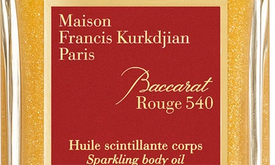 Maison Francis Kurkdjian Baccarat Rouge 540 Scented Sparkling Body Oil
