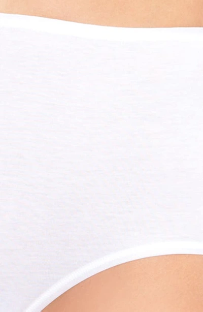 Hanro Invisible Cotton High-cut Brief In White