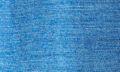 Shop Faherty Knit Seasons Organic Cotton Button-up Shirt In Medium Indigo Wash