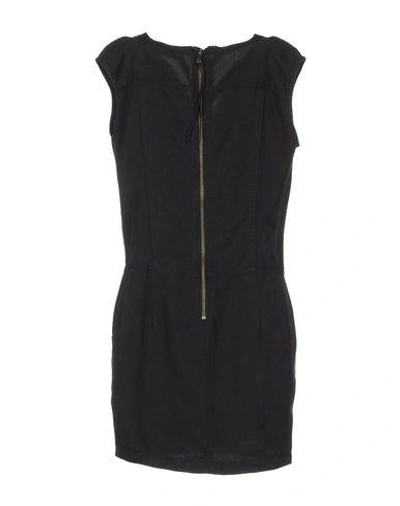 Shop Diesel Short Dress In Black