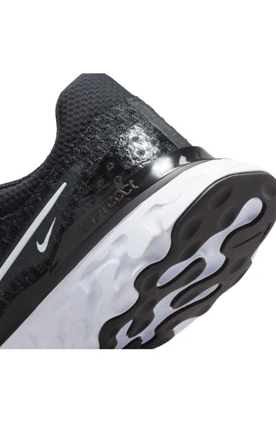 Shop Nike React Infinity Flyknit Running Shoe In Black/ White