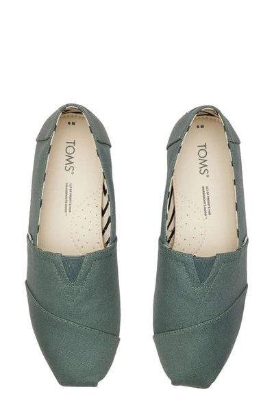 Shop Toms Alpargata Slip-on In Green