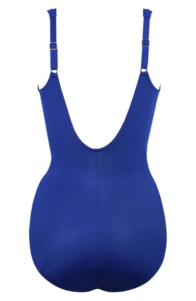 Shop Miraclesuit Sanibel One-piece Swimsuit In Azul Blue