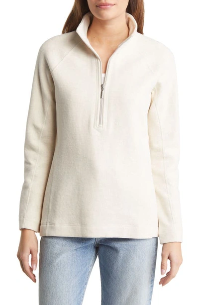 Shop Tommy Bahama New Aruba Half Zip Pullover In Fresco Hthr