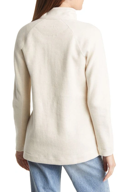 Tommy Bahama New Aruba Half Zip Pullover In Fresco Hthr