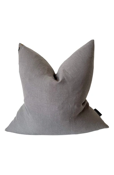 Shop Modish Decor Pillows Linen Pillow Cover In Grey Tones