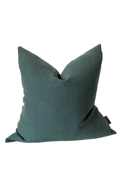Shop Modish Decor Pillows Linen Pillow Cover In Blue Tones