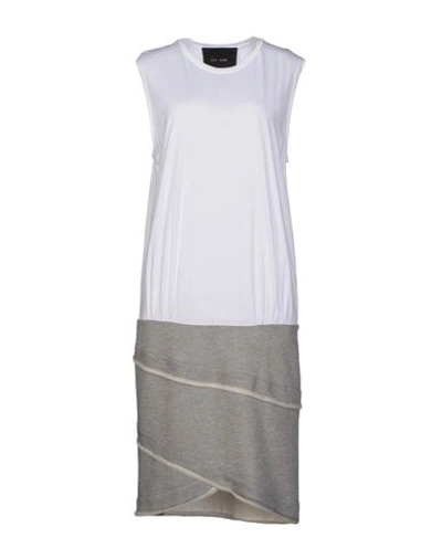 Jay Ahr Knee-length Dress In White