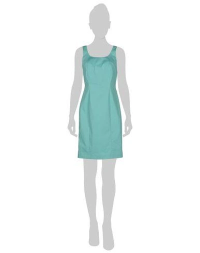 Shop Anneclaire Knee-length Dress In Light Green