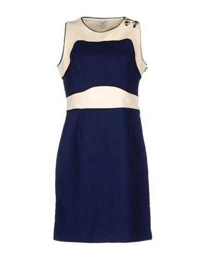 Shop Hoss Intropia Short Dress In Dark Blue