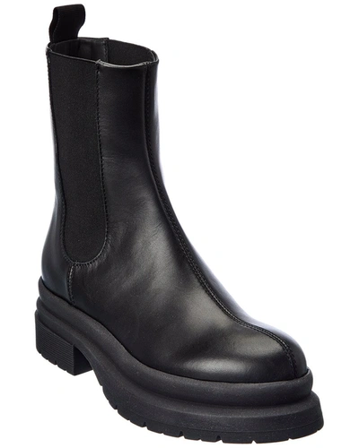Shop Jw Anderson Leather Chelsea Boot In Black
