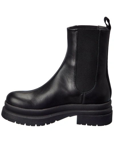 Shop Jw Anderson Leather Chelsea Boot In Black