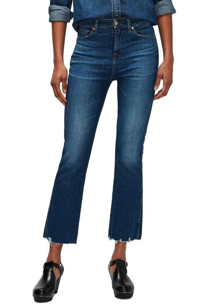 Shop 7 For All Mankind High Waist Slim Kick Flare Jeans In Hgl