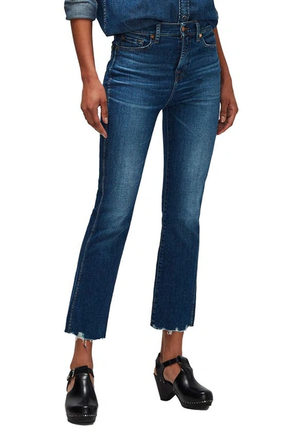 Shop 7 For All Mankind High Waist Slim Kick Flare Jeans In Hgl