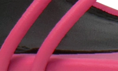 Shop Black Suede Studio Luisa Ankle Tie Sandal In Pink Yarrow Leather
