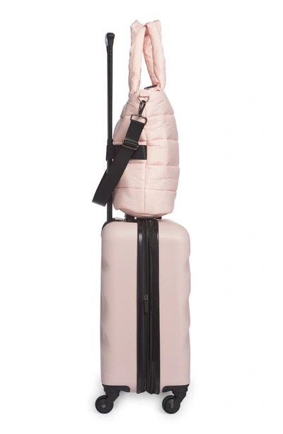 Geoffrey Beene Two-piece Tote And Spinner Luggage Set In Blush