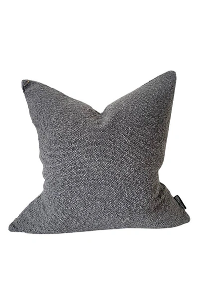 Shop Modish Decor Pillows Bouclé Accent Pillow Cover In Grey Tones