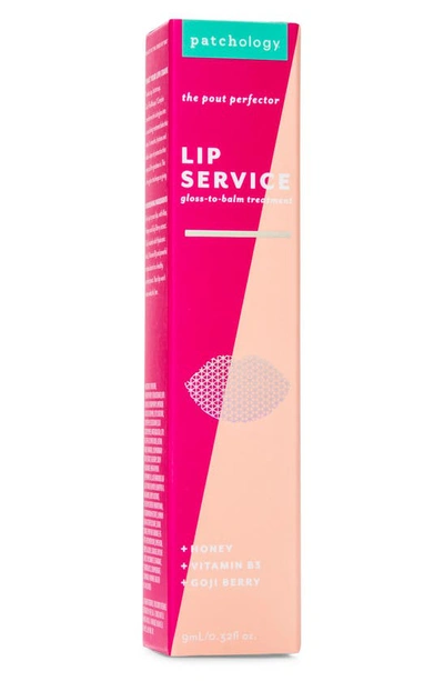 Shop Patchology Lip Service Gloss-to-balm Treatment In Pink