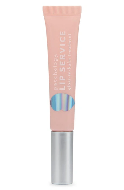 Shop Patchology Lip Service Gloss-to-balm Treatment In Pink