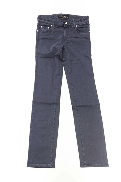Shop Jacob Cohen Blue Cotton-like Jeans &amp; Women's Pant